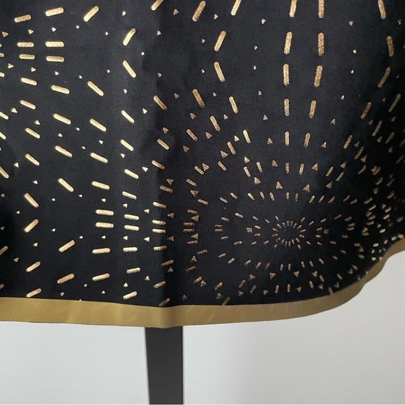 Annika Cutter & Buck Mini Skirt UPF 50 Sun Protection Black Gold Golf Tennis - Picture 3 of 7